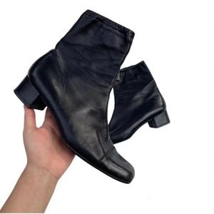 Jil Sander Square Toe Boots
